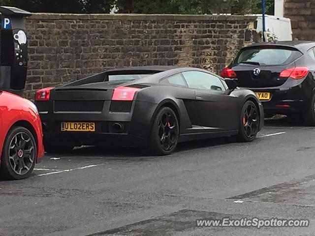 Lamborghini Gallardo spotted in Halifax, United Kingdom