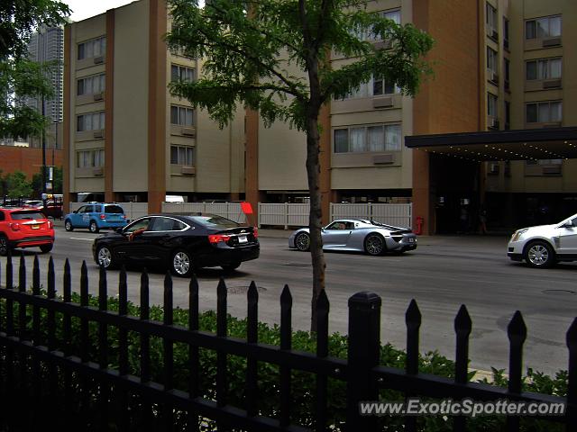 Porsche 918 Spyder spotted in Chicago, Illinois