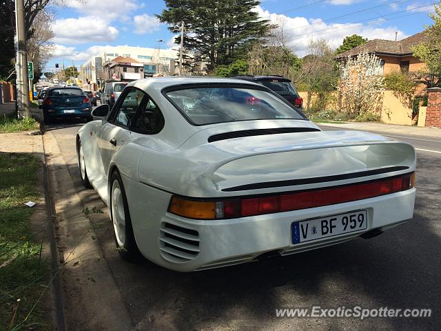 Porsche 959 spotted in Melbourne, Australia