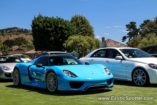 Porsche 918 Spyder spotted in Carmel Valley, California