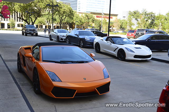 Lamborghini Gallardo spotted in Houston, Texas