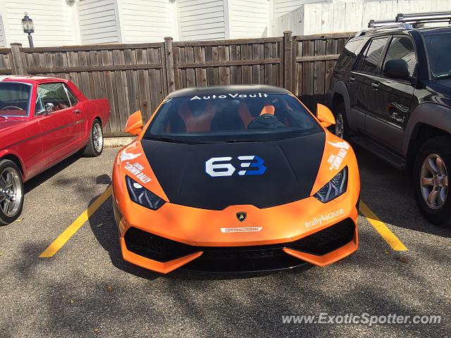 Lamborghini Huracan spotted in Excelsior, Minnesota