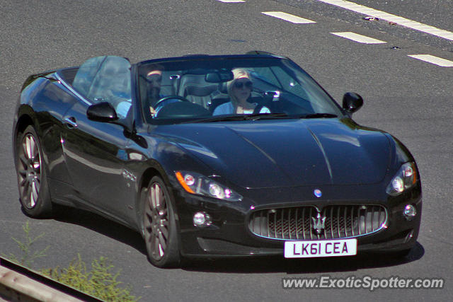 Maserati GranCabrio spotted in Cambridge, United Kingdom