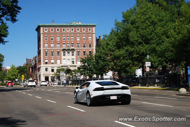 Lamborghini Huracan spotted in Boston, Massachusetts