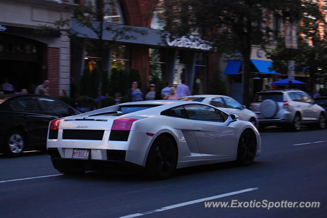 Lamborghini Gallardo spotted in Boston, Massachusetts