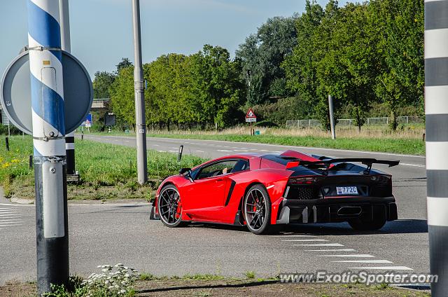 Lamborghini Aventador spotted in Hulst, Netherlands