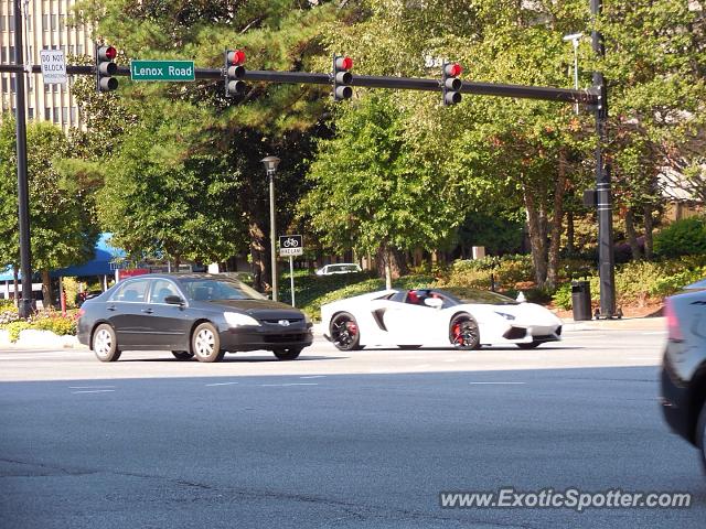 Lamborghini Aventador spotted in Atlanta, Georgia