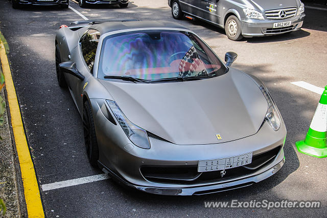 Ferrari 458 Italia spotted in London, United Kingdom