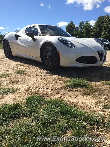 Alfa Romeo 4C spotted in Elkhart Lake, Wisconsin