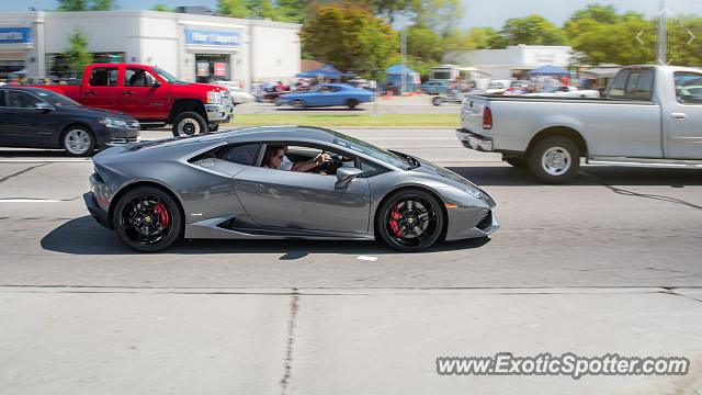 Lamborghini Huracan spotted in Birmingham, Michigan