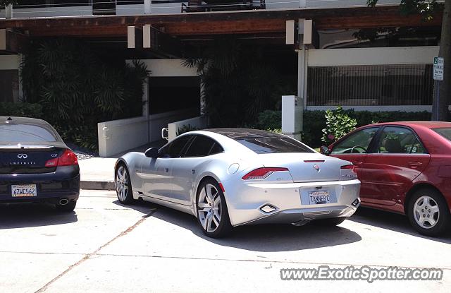 Fisker Karma spotted in Burbank, California