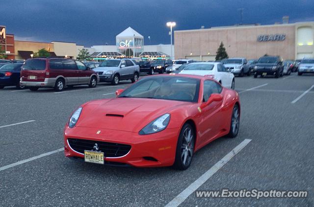 Ferrari California spotted in Moorestown, New Jersey