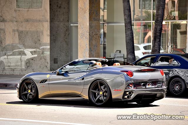 Ferrari California spotted in Beverly Hills, California