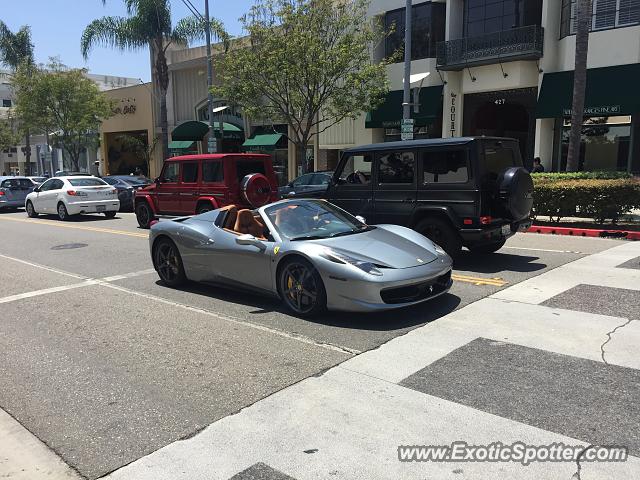 Ferrari 458 Italia spotted in Los Angeles, California