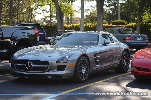 Mercedes SLS AMG spotted in Grand Rapids, Michigan