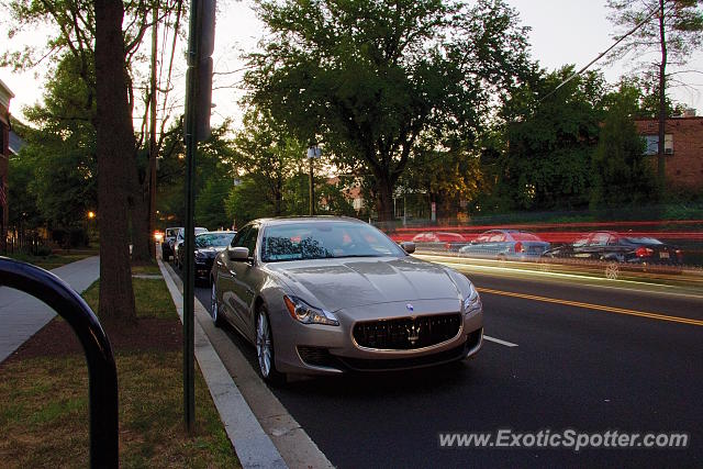 Maserati Quattroporte spotted in Arlington, Virginia