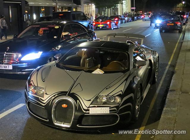 Bugatti Veyron spotted in London, United Kingdom