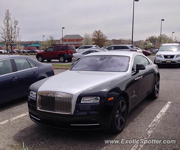 Rolls-Royce Wraith spotted in Moorestown, New Jersey