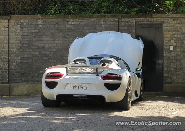 Porsche 918 Spyder spotted in London, United Kingdom