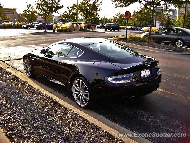 Aston Martin DB9 spotted in Oak Brook, Illinois