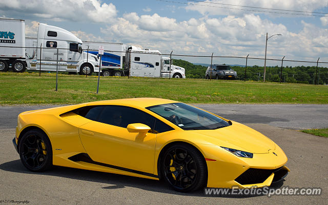 Lamborghini Huracan spotted in Watkins Glen, New York