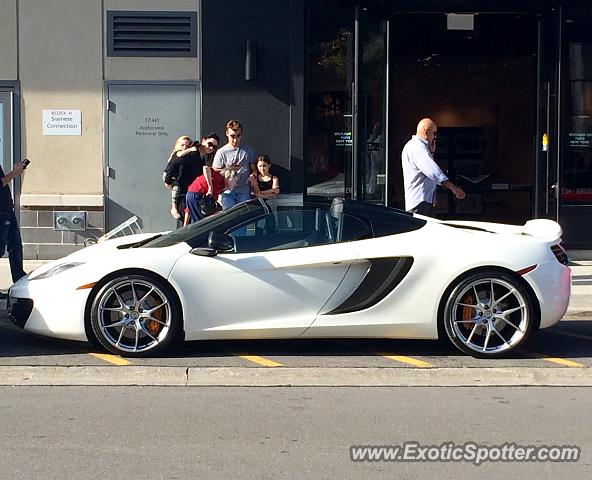 Mclaren MP4-12C spotted in Toronto, Canada