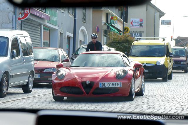 Alfa Romeo 4C spotted in Cruseilles, France