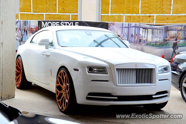 Rolls-Royce Wraith spotted in Houston, Texas