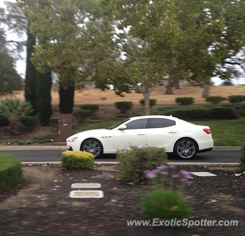 Maserati Ghibli spotted in Sacramento, California