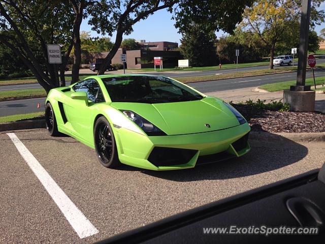 Lamborghini Gallardo spotted in Burnsville, Minnesota