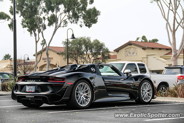 Porsche 918 Spyder spotted in Laguna Niguel, California
