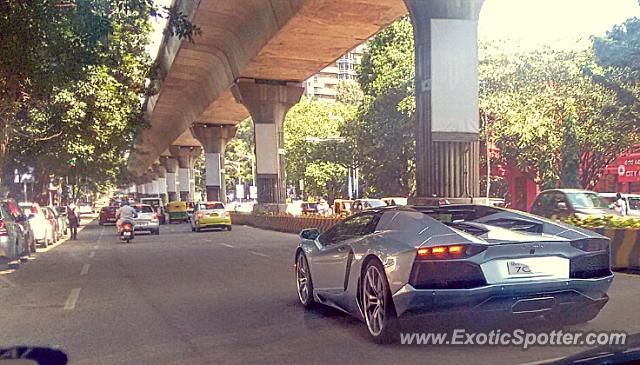 Lamborghini Aventador spotted in Bangalore, India