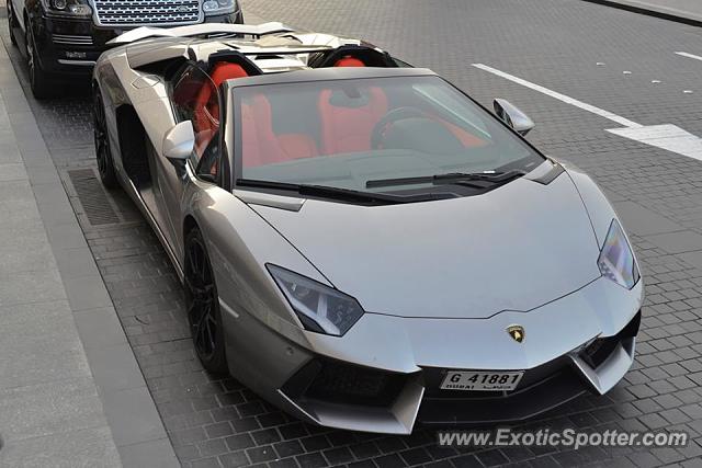 Lamborghini Aventador spotted in Dubai, United Arab Emirates