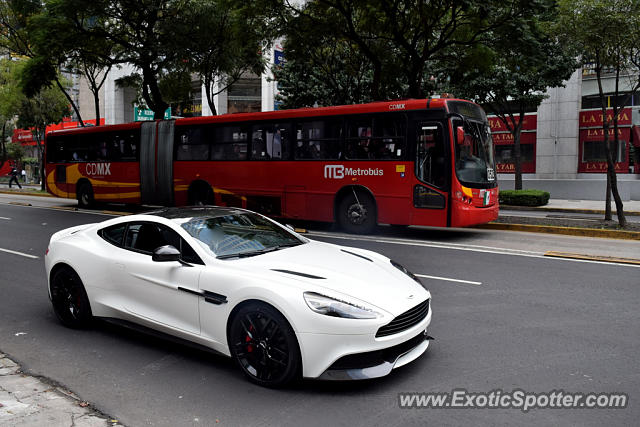 Aston Martin Vanquish spotted in Mexico City, Mexico