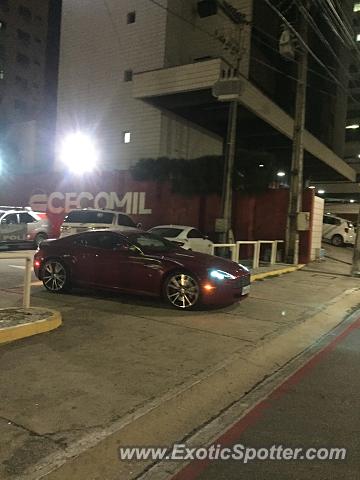 Aston Martin Vantage spotted in Fortaleza, Brazil