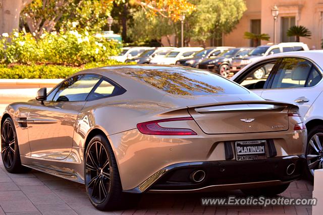 Aston Martin Vanquish spotted in Newport Beach, California