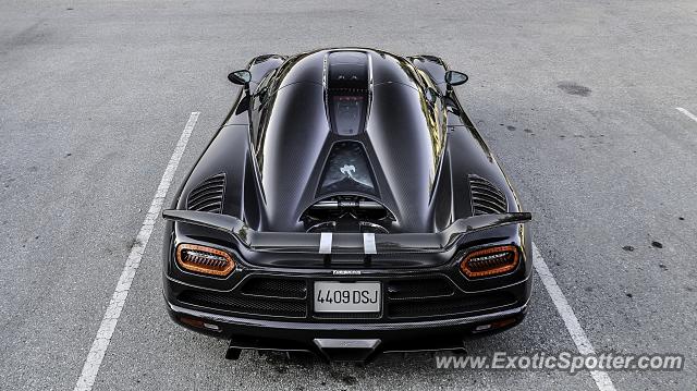 Koenigsegg Agera R spotted in Carmel Valley, California