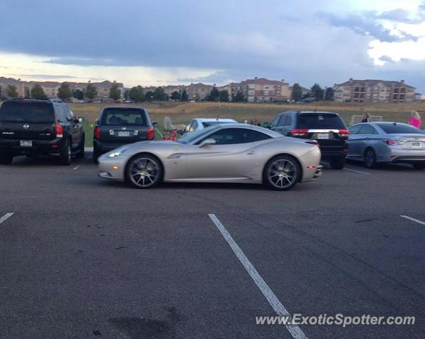 Ferrari California spotted in Engelwood, Colorado