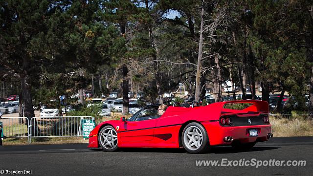 Ferrari F50 spotted in Pebble Beach, California