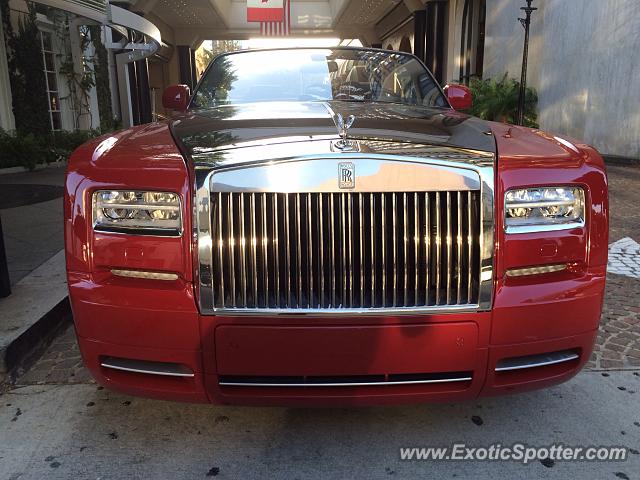 Rolls-Royce Phantom spotted in Beverly Hills, California