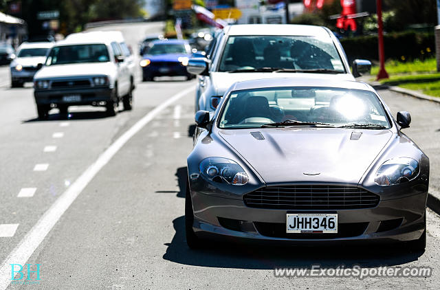 Aston Martin DB9 spotted in Blenheim, New Zealand