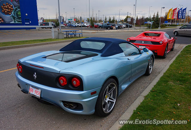 Ferrari 458 Italia spotted in Edmonton, Canada