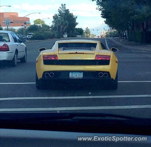 Lamborghini Gallardo spotted in Tucson, Arizona