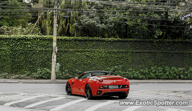 Ferrari California spotted in São Paulo, Brazil
