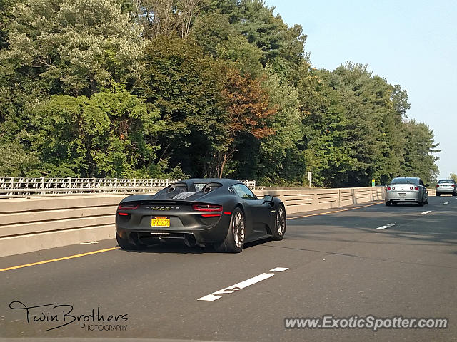 Porsche 918 Spyder spotted in Trumbull, Connecticut