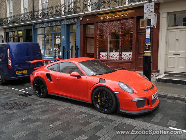 Porsche 911 GT3 spotted in London, United Kingdom