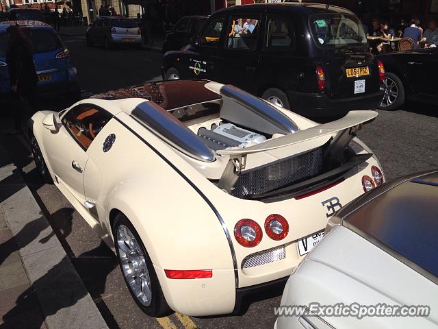 Bugatti Veyron spotted in London, United Kingdom