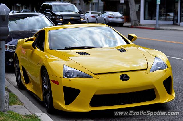 Lexus LFA spotted in Beverly Hills, California