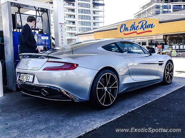 Aston Martin Vanquish spotted in Auckland, New Zealand