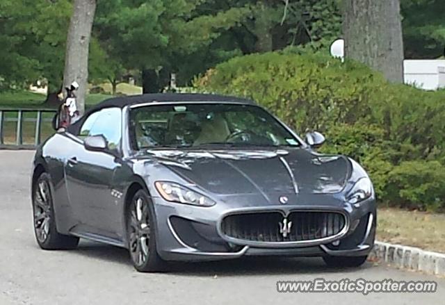 Maserati GranCabrio spotted in Essex Fells, New Jersey